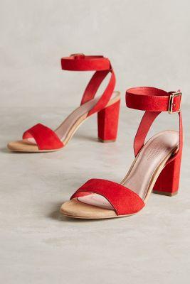 Charlotte Stone Samia Heels Red