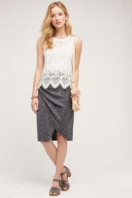 Maeve Draped Knit Skirt