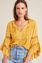 Daniel Rainn Lehigh Lace Peasant Blouse