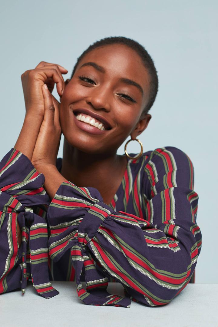 Velvet By Graham & Spencer Oakley Striped Pullover