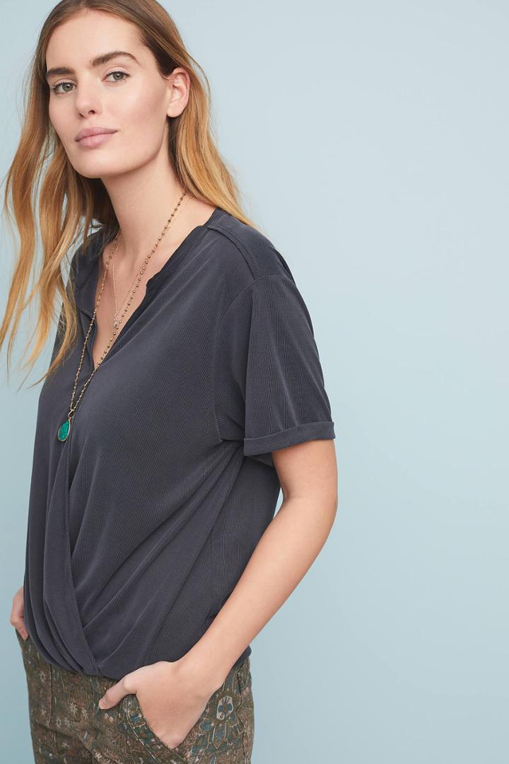 Saturday/sunday Amy Surplice Top