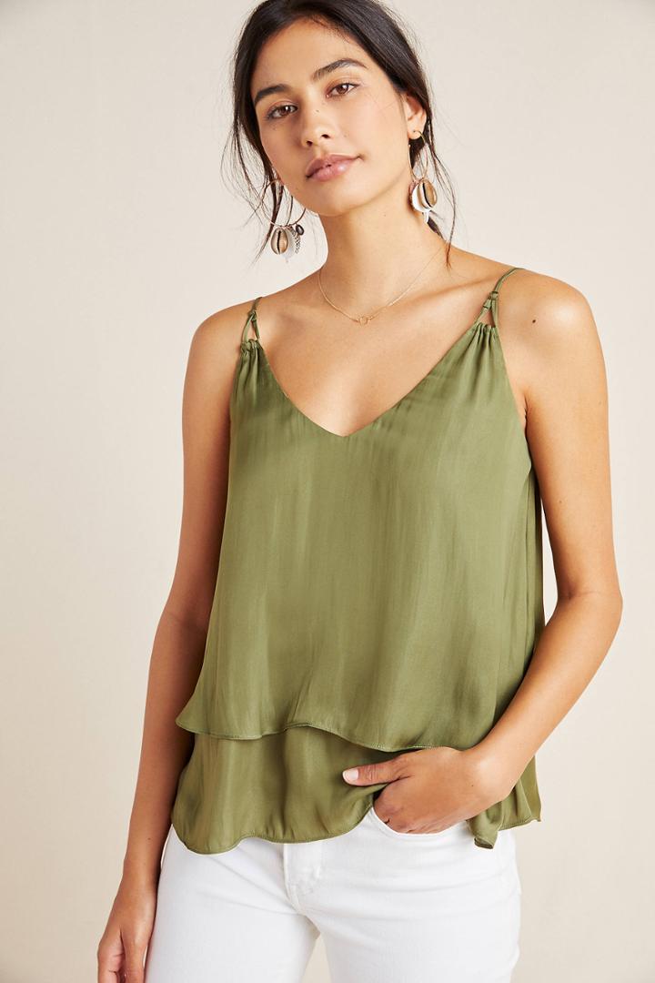 Dolan Left Coast Sage Tiered Cami