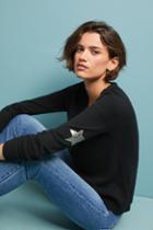 Anthropologie Cici Patch Cashmere Pullover