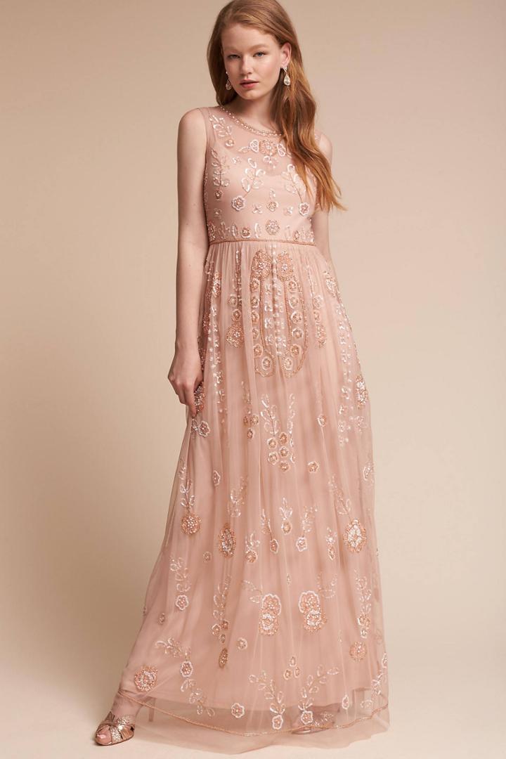 Anthropologie Abbington Wedding Guest Dress