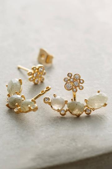Anthropologie Nanon Front-back Earrings