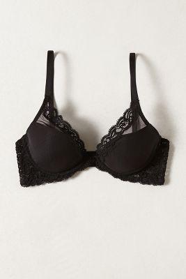 Natori Feathers Contour Plunge Bra Black