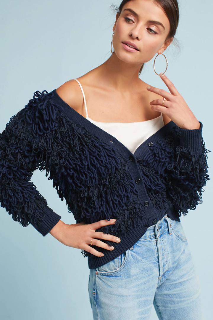 Maeve Larissa Fringe Cardigan
