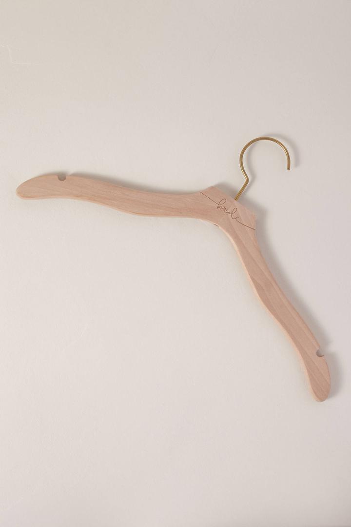 Anthropologie Wood Bride Hanger