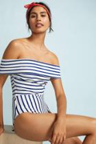 Solid & Striped The Vera Off-the-shoulder One-piece Swimsuit