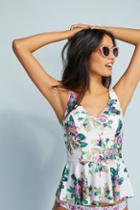 Allihop Scoop-back Peplum Bikini Top