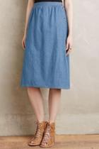 Loup Side-button Denim Skirt