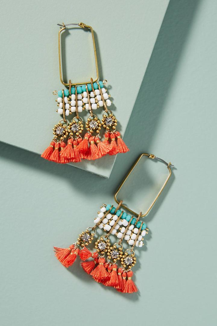 Serefina Coral Reef Hoop Earrings