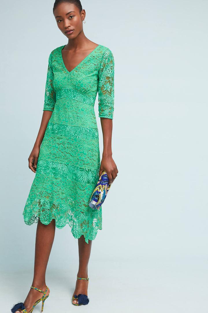 Plenty By Tracy Reese Angelica Lace Midi Dress