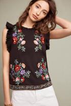 Maeve Stassi Embroidered Top
