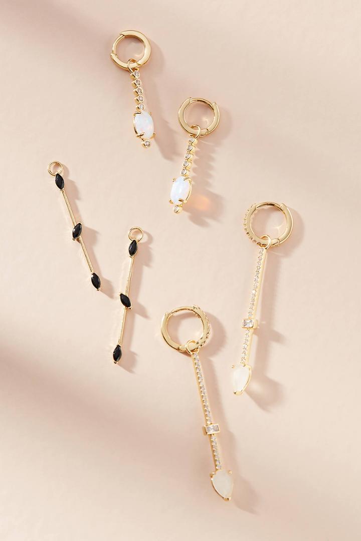 Anthropologie Customizable Hugger Hoop Earring Set