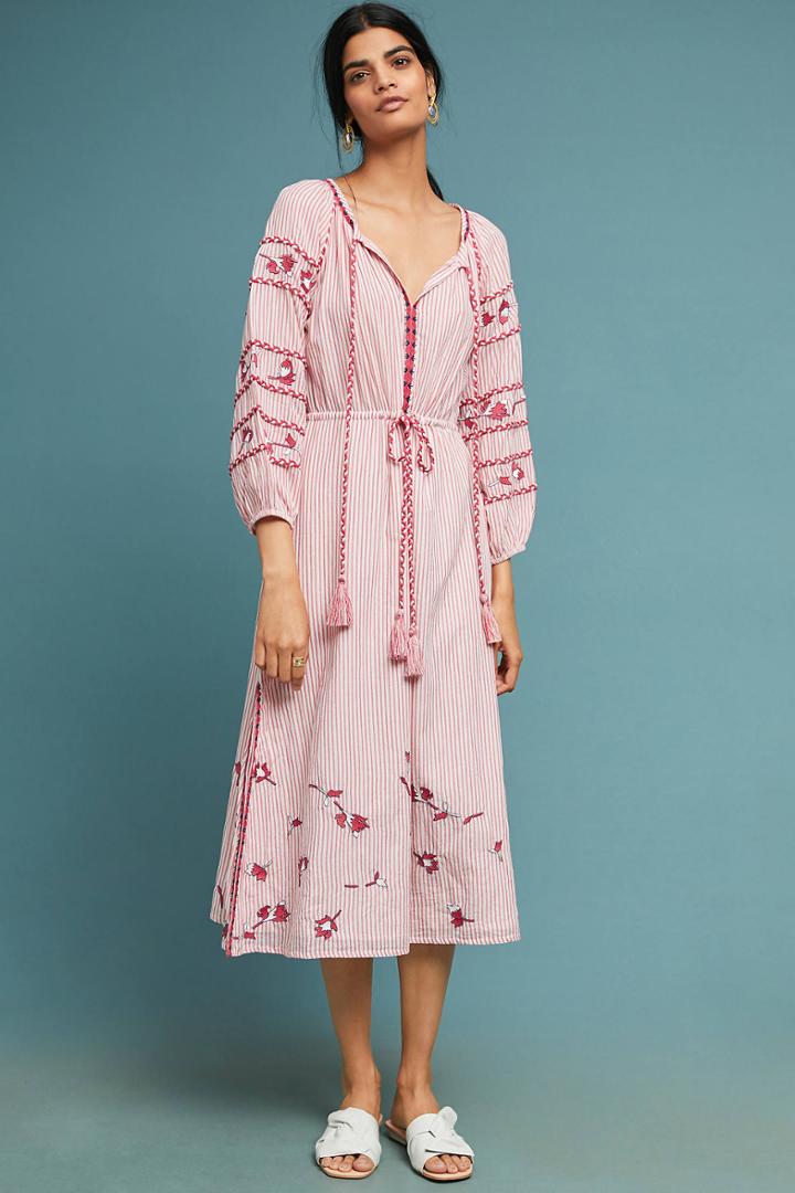 Misa Tasya Embroidered Dress