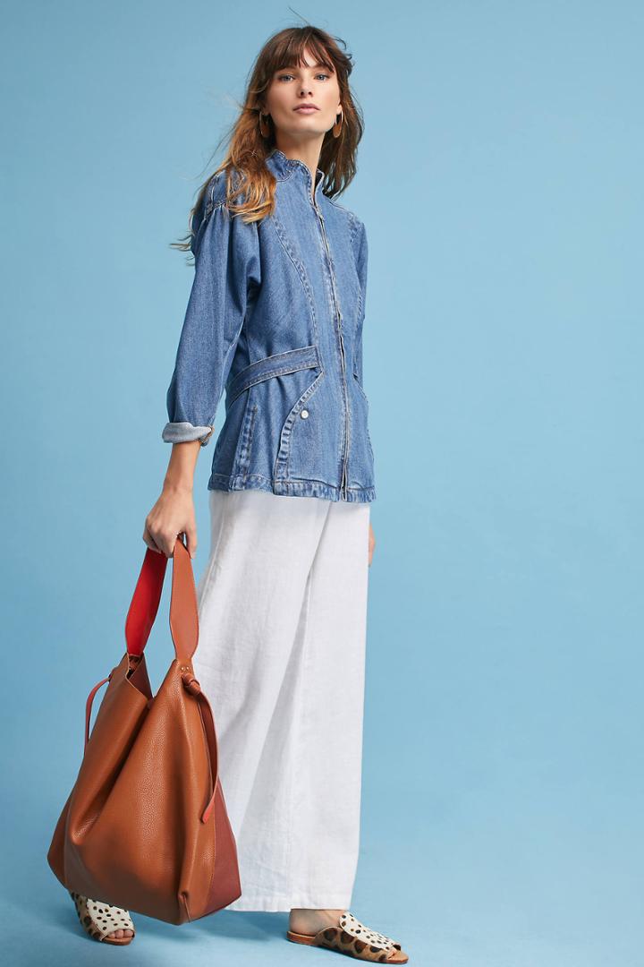 Elevenses Belted Denim Jacket