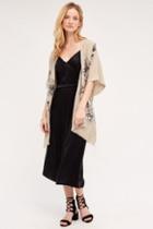 Anthropologie Floret Applique Kimono