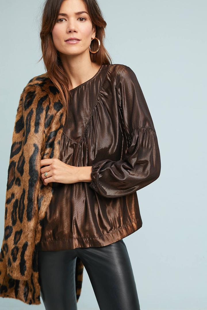 Amadi Merry Metallic Blouse