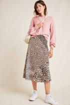 Kachel Araminta Silk Midi Skirt