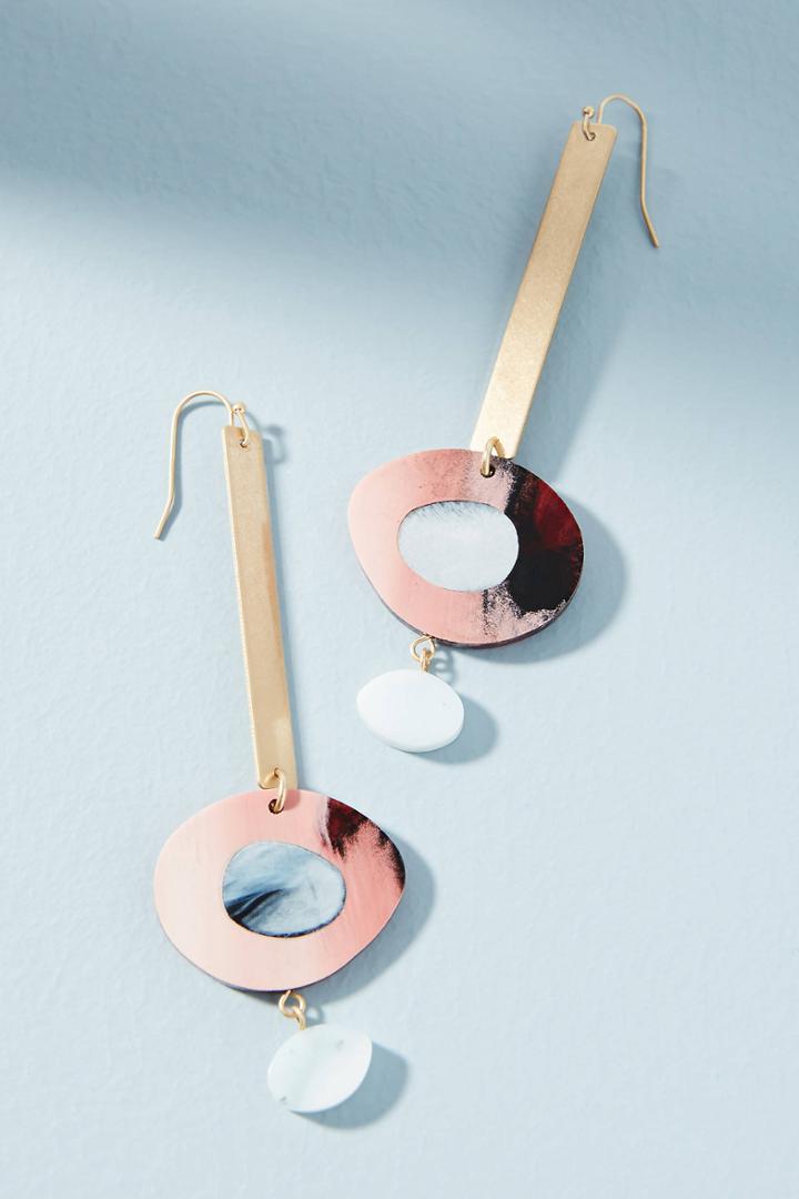 Anthropologie Moonbeam Drop Earrings