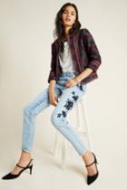 Driftwood High-rise Embroidered Slim Jean