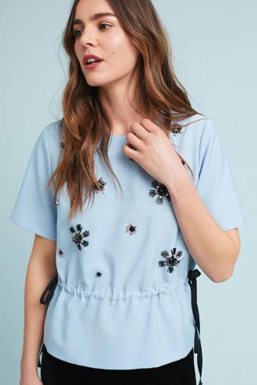 Mignon Doo Falling Flowers Top