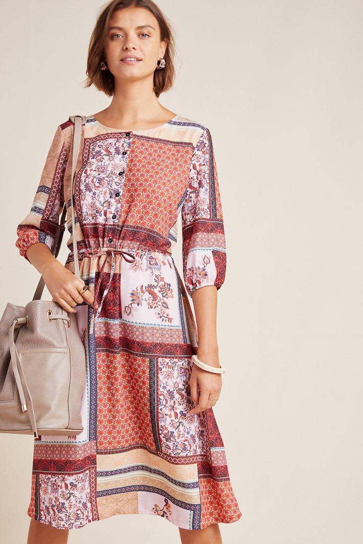 Aldomartins Serenity Patchwork Shirtdress