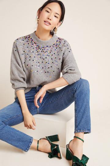 Saylor Nyc Isadora Sequined Pullover