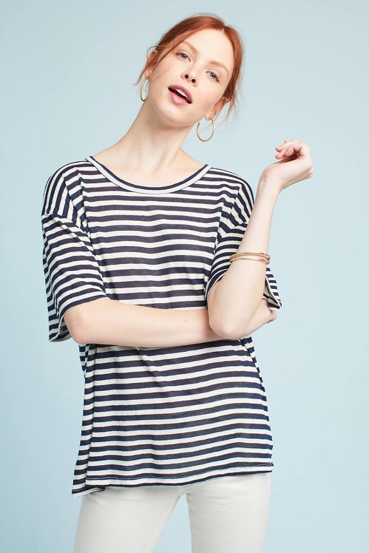 Lacausa Striped Coastal Tee