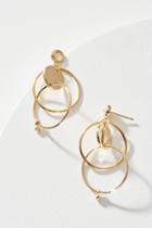 Anthropologie Trifecta Hoop Earrings