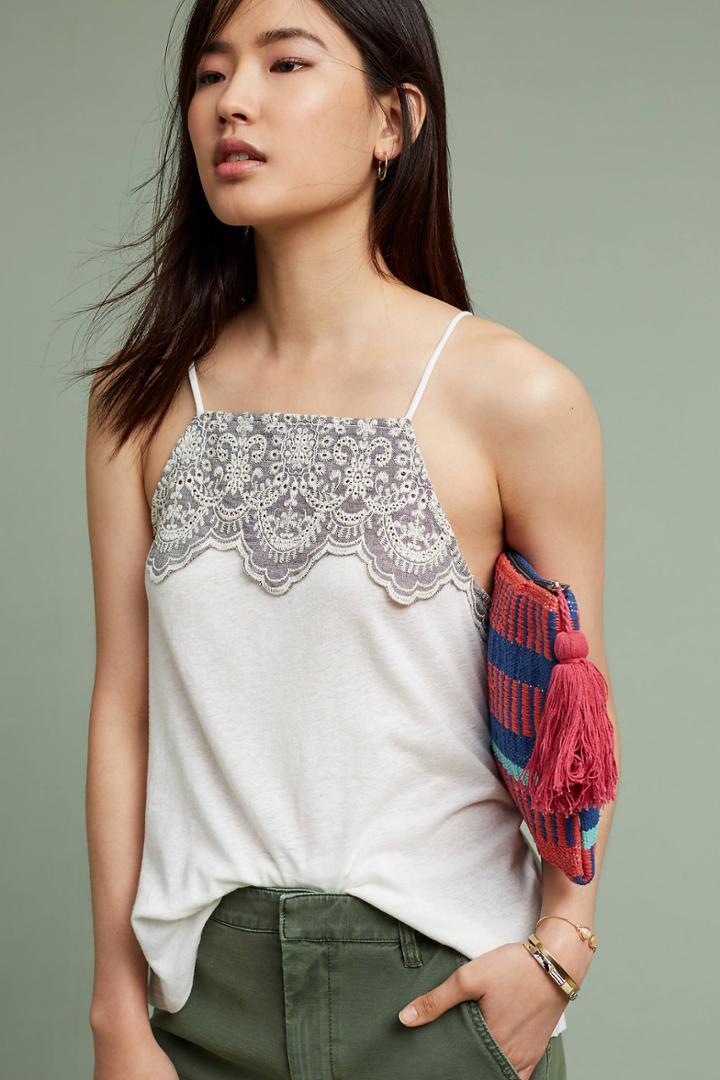 Guest Editor Eyelet Halter Tank