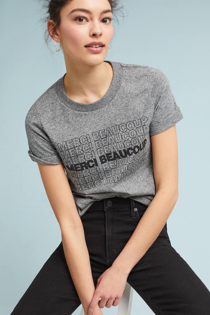 Sol Angeles Merci Beaucoup Graphic Tee
