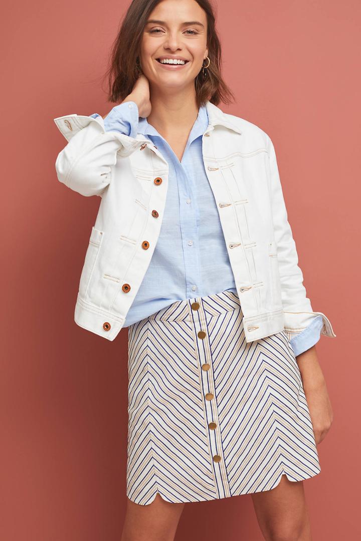 Isla Maude Nautical Mini Skirt