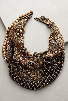 Mignonne Gavigan Le Charlot Black Scarf Necklace