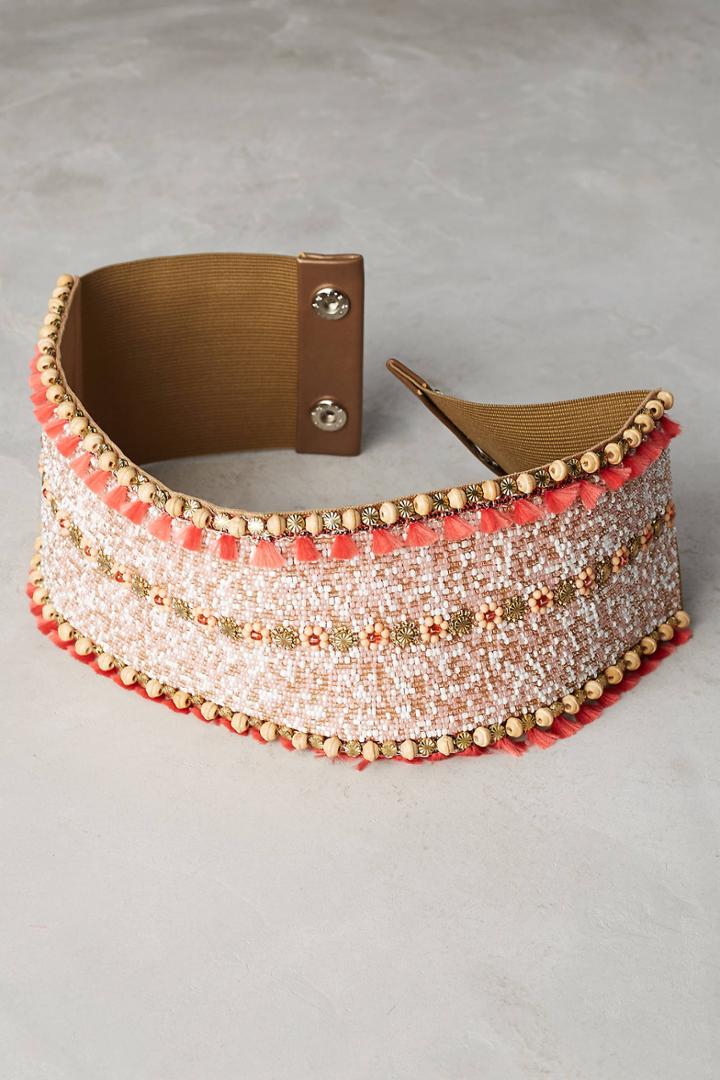 Anthropologie Beaded Salma Belt
