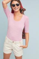 Frye High-rise Embroidered Shorts