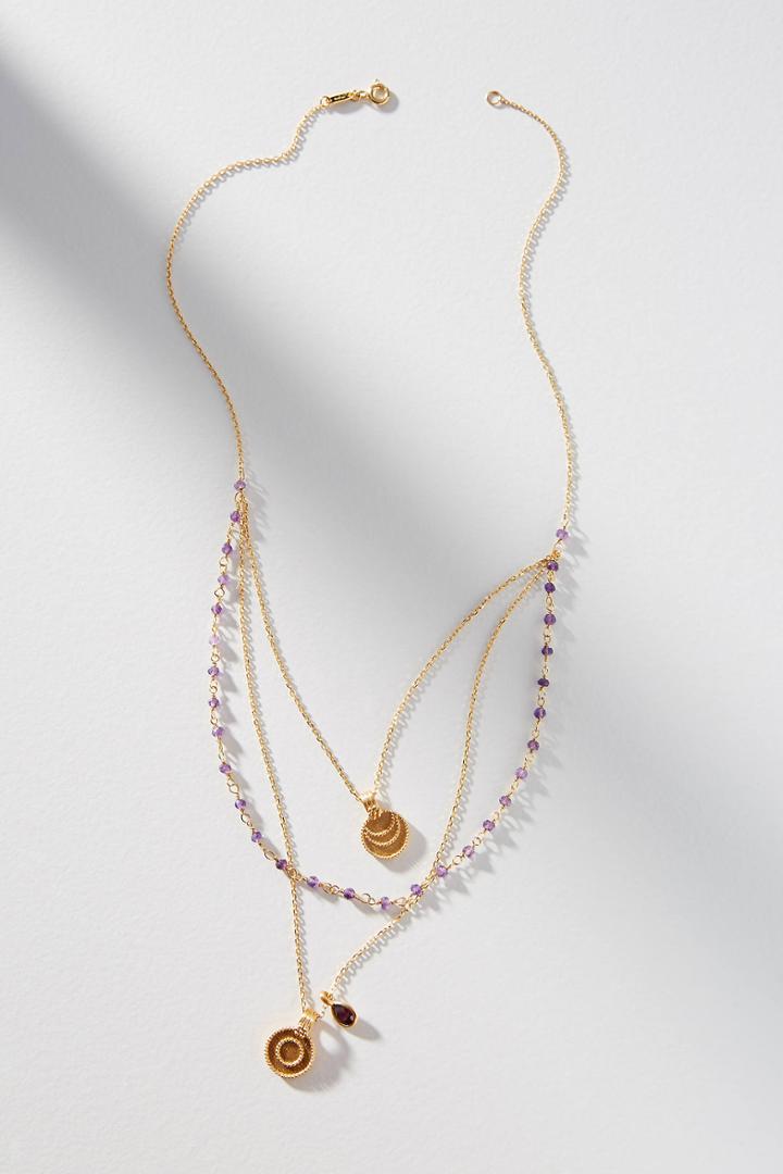 Satya Sun + Moon Layered Necklace