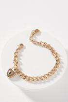 Anthropologie Dannijo Agatha Heart Lock Bracelet