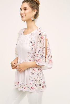 One.september Garden Border Blouse