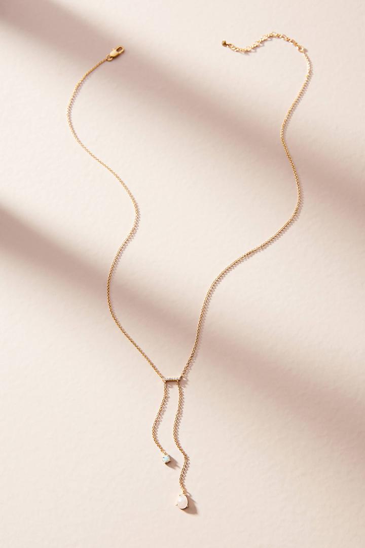 Anthropologie Double Drop Necklace