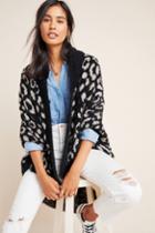 Anthropologie Louise Leopard Wrap
