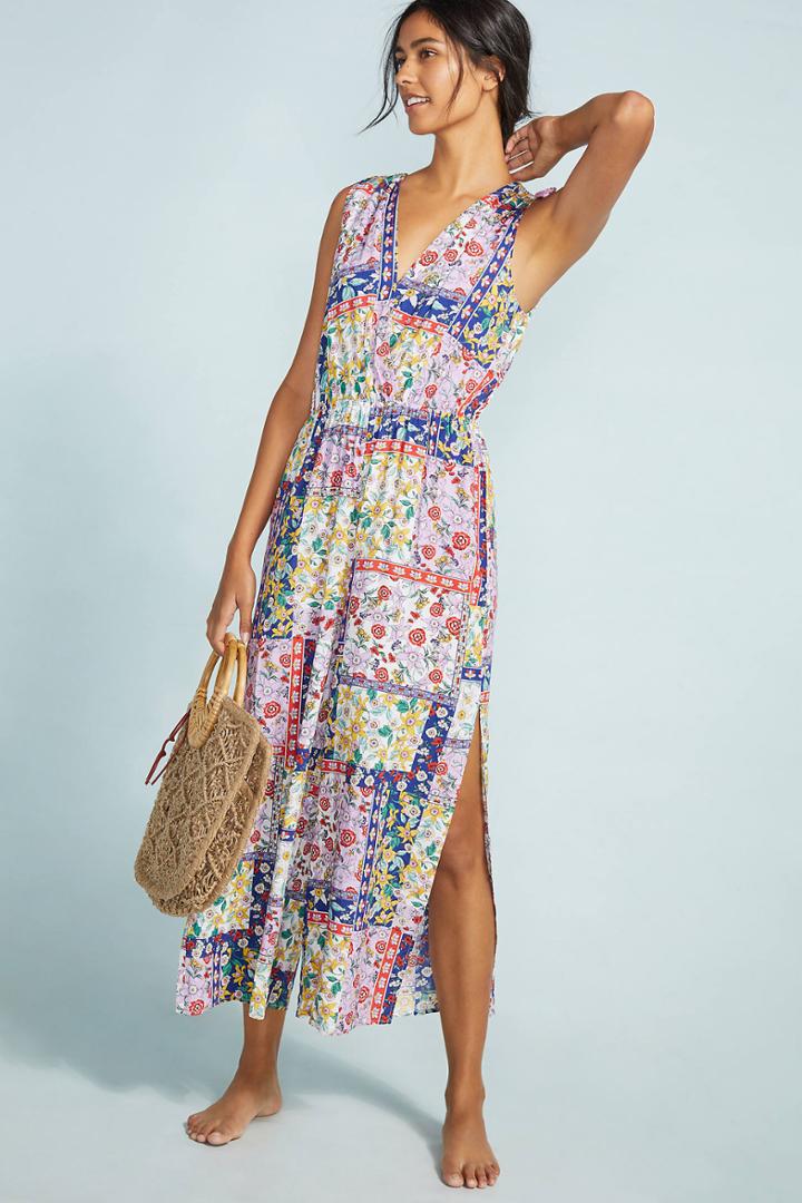 Anthropologie Patchwork Jumpsuit