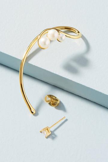 Gold Philosophy Delphine Cuff Earrings