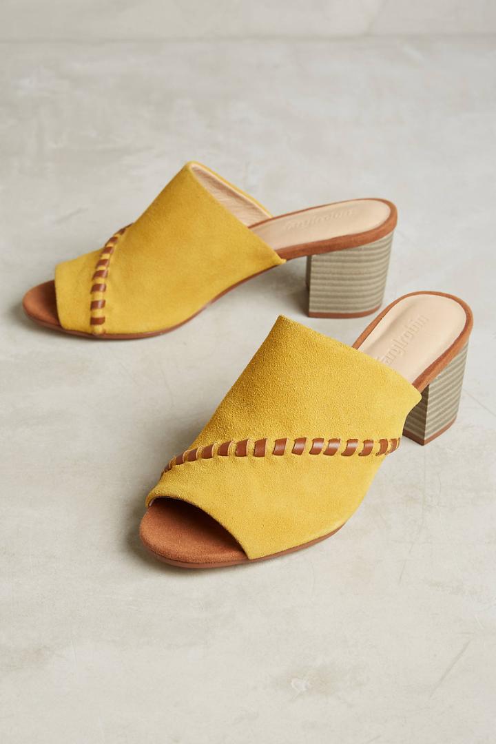 Farylrobin Color Pop Whipstitch Block Heels