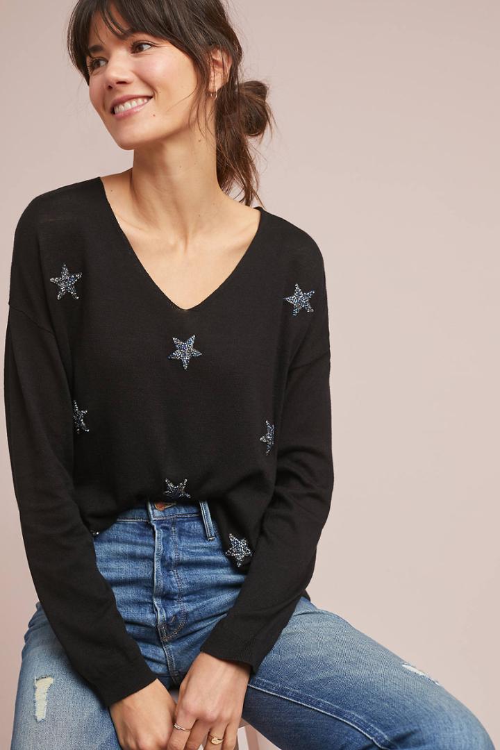 Moth Night Sky Sweater