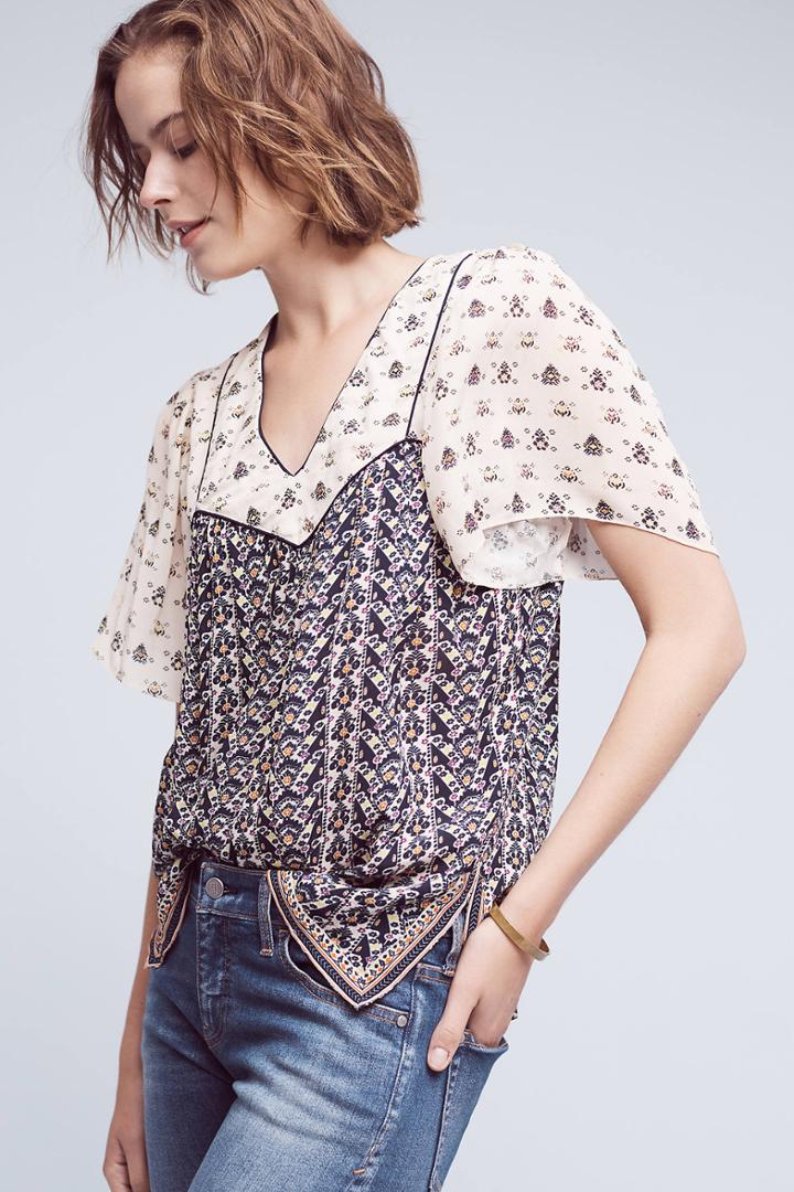 Pepin Printed Luca Blouse