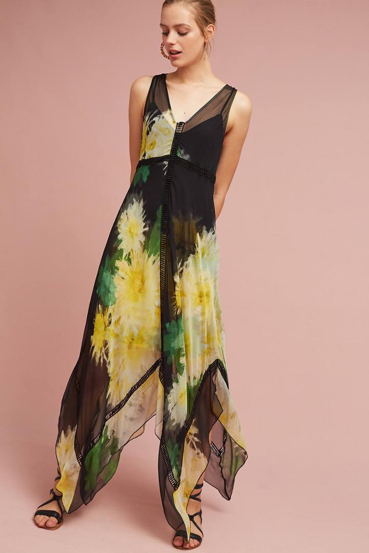Tracy Reese Claudia Silk Maxi Dress