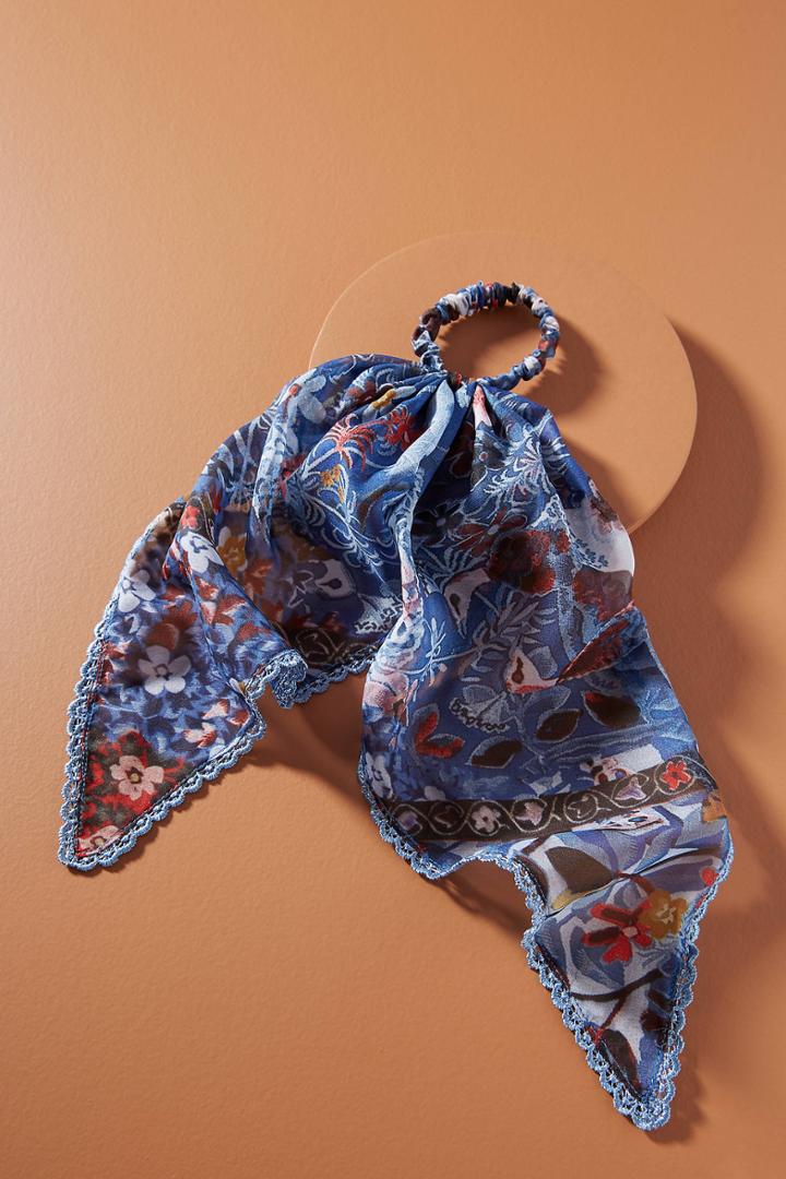 Anthropologie Elizabeth Scarf Ponytail Holder