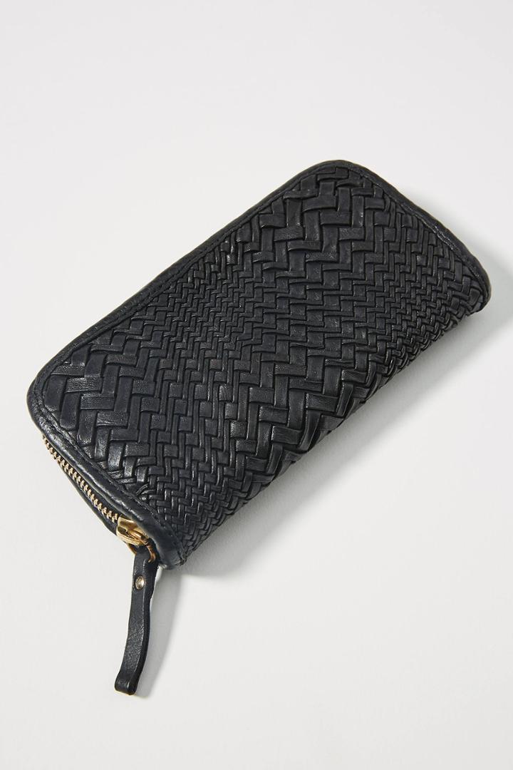 Campomaggi Woven Zip Wallet